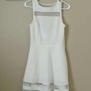 Classy white lace dress