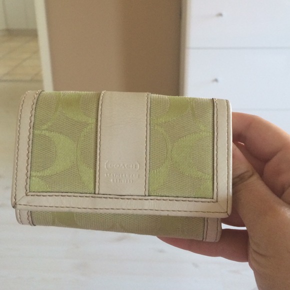 Green Coach wallet