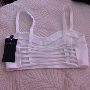 🌀☀️sold☀️🌀Brandy Melville white Chiyo