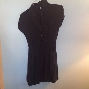 Black skater style dress