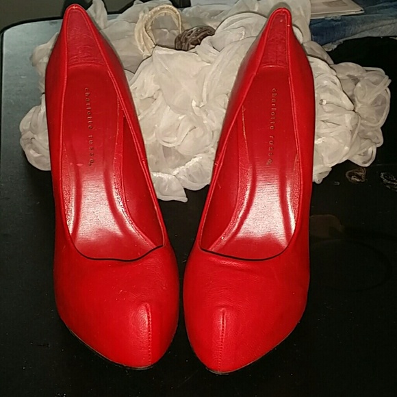 Cute RED #TRU2SIZE HIGH HEELS