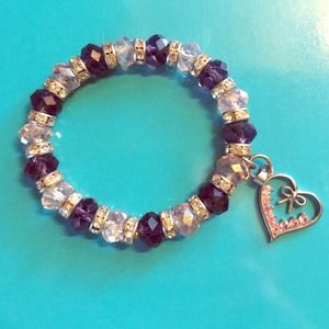 Bracelet with heart charm ❤️