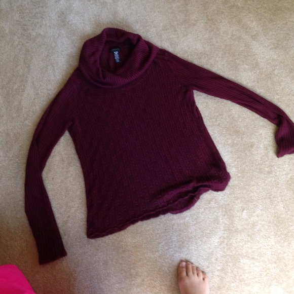 Red long sleeved shirt