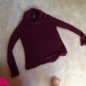 Red long sleeved shirt