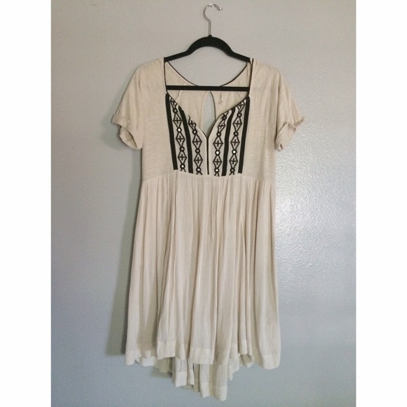 Free people mamouina cream dress - Picture 2 of 4