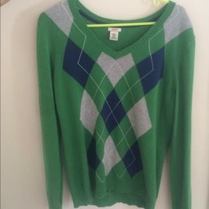Preppy green izod of sweater