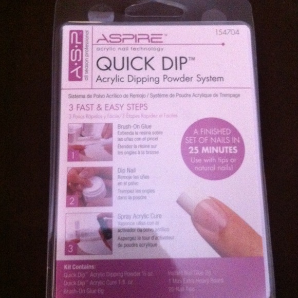 Acrylic dipping powder system