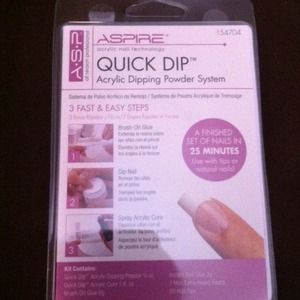 Acrylic dipping powder system