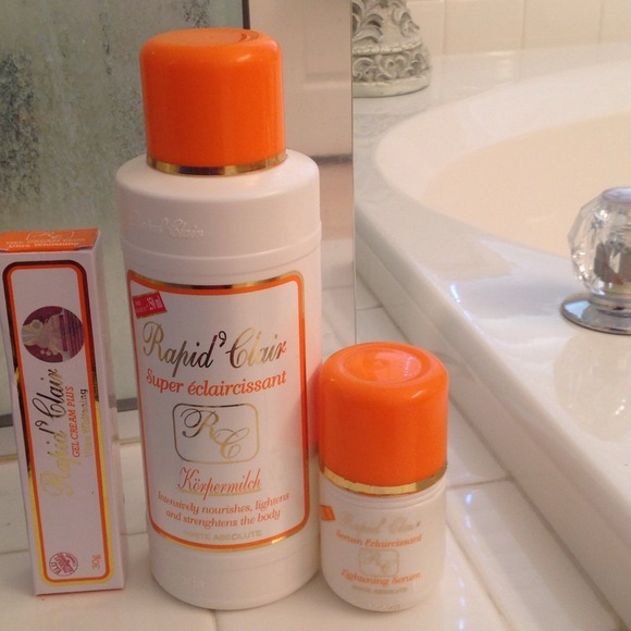 rapid clair other strong bleaching cream set this works poshmark bleaching cream that works