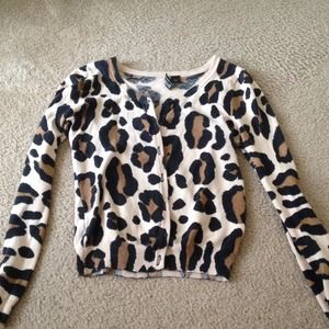 Leopard cardigan