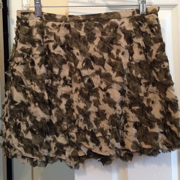 Delicate J.Crew silk ruffled skirt new with tags