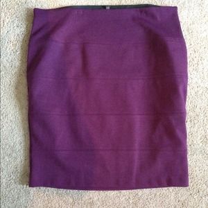 Purple mini skirt