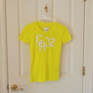 Bright yellow tshirt