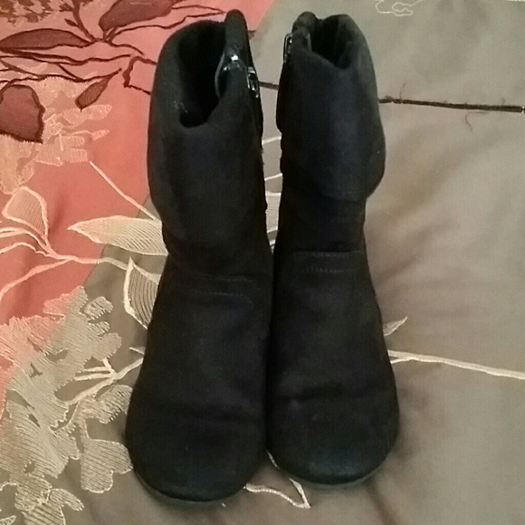 Toddler black boots