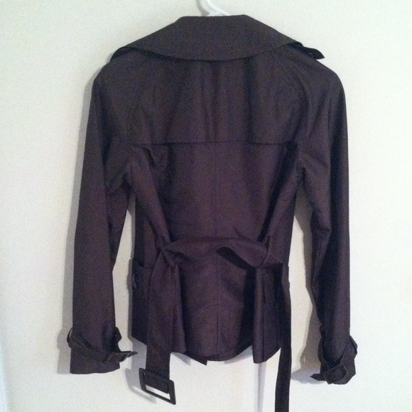 Brown Short Zara Trench Coat - Picture 3 of 4