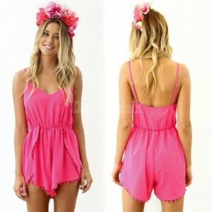 Pink romper