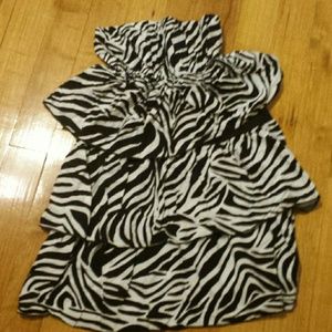 Zebra print dress