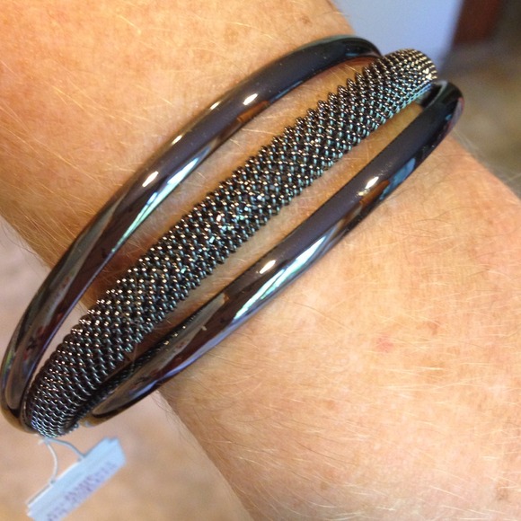 Hematite look bracelet lia sophia with box