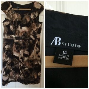 Neutral colored dress