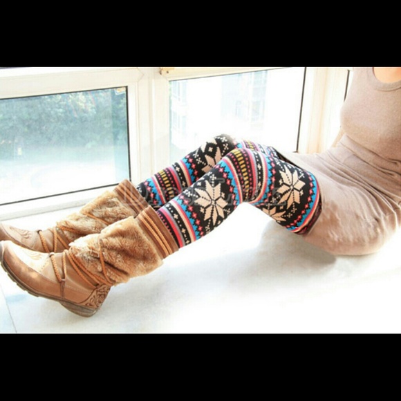Patterned leggings*sold in bundle*