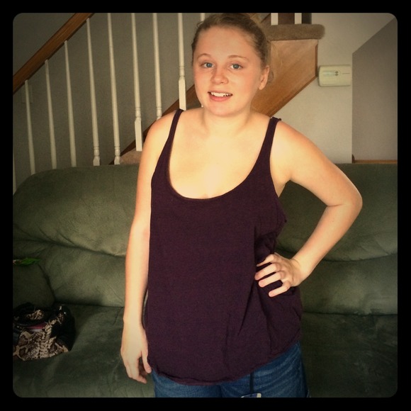 Burgundy Sports Top
