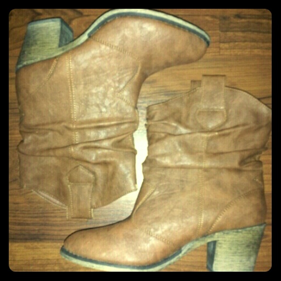 Brown Cow Girl Boots