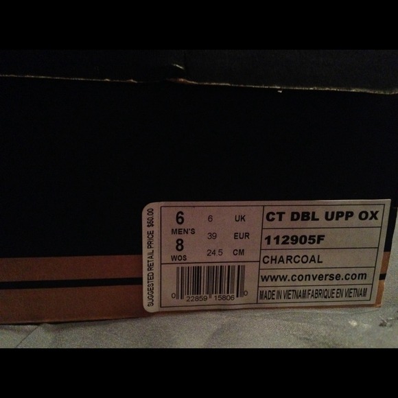 Charcoal All Star Converse - Picture 4 of 4