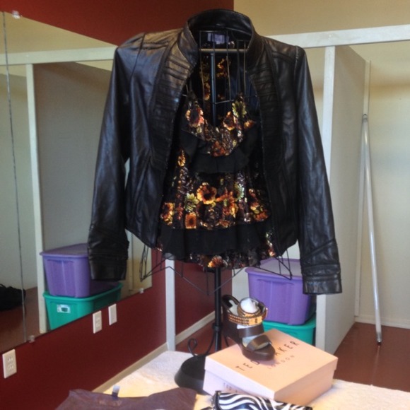 Yasmin Le Bon Leather jacket.NWT. - Picture 4 of 4