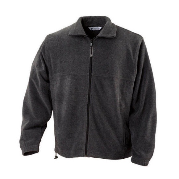 Columbia charcol grey zip up