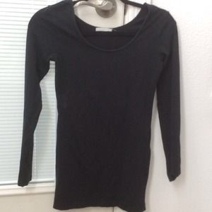 Black long sleeve bandage dress