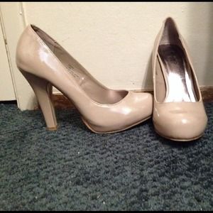 Nude Platform Heel