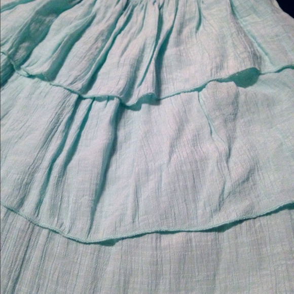 Turquoise Summer Dress - Picture 2 of 3