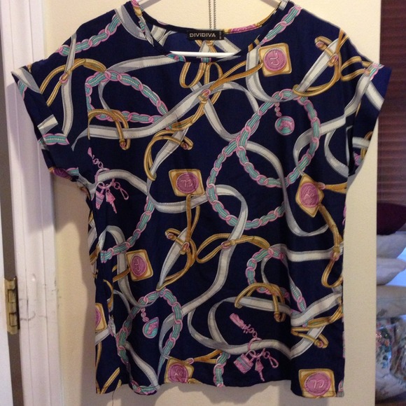 Bundle - Chanel top and Express lace top