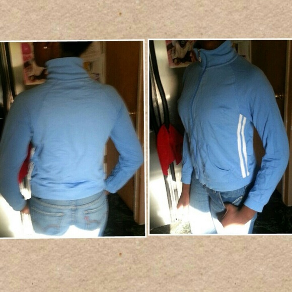 Blue and White Sweater
