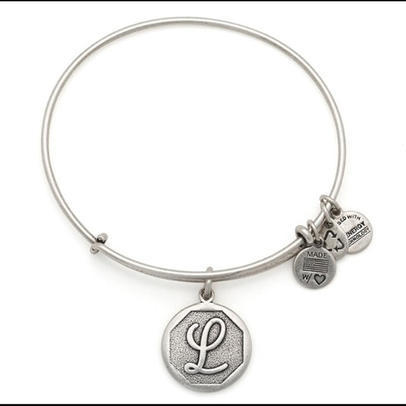 ✨SOLD ON EBAY✨ Alex & Ani inital "L" bracelet - Picture 2 of 2