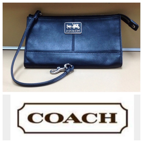 Coach Clutches & Wallets - Authentic coach black leather wallet