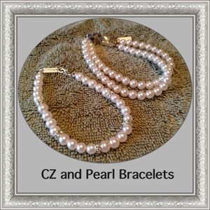 🎀SALE🎀 CZ and Pearl Bracelets