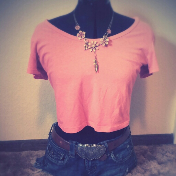 Bundle of necklace and crop top