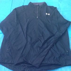 Under Armour Black Windbreaker Jacket!