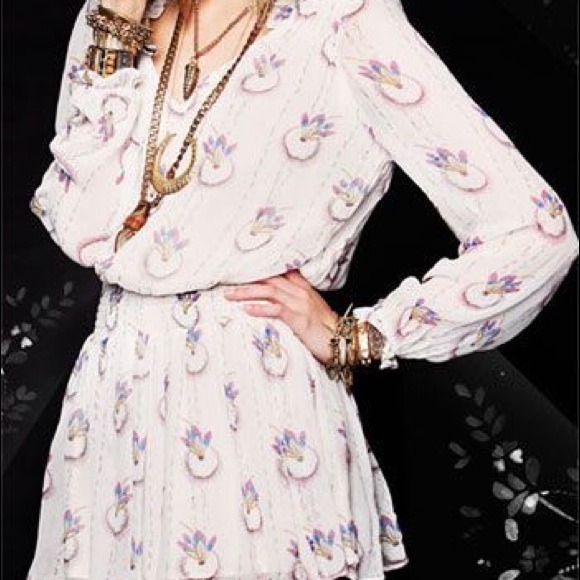 Free People long sleeve dream catcher dress