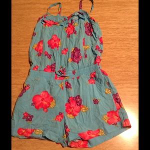 Girls Flower romper
