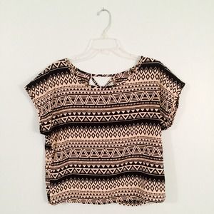 Aztec Print Top