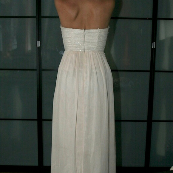 BCBG floor length dress blush dress - Picture 3 of 4
