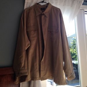 Men's Suede button up