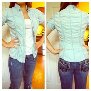 Express denim top