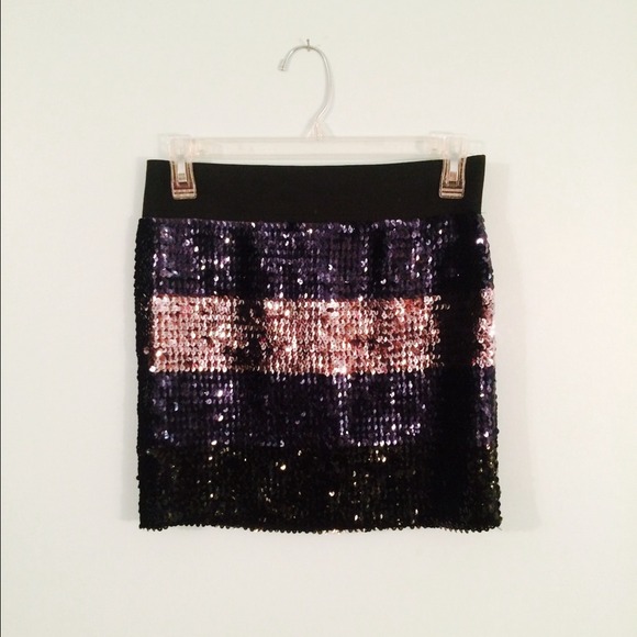 Sequin Mini Skirt