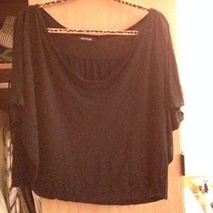 Hiatus Black Crop Top