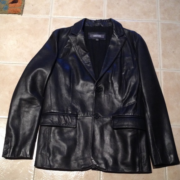 Men's Kenneth Cole Reaction leather coat