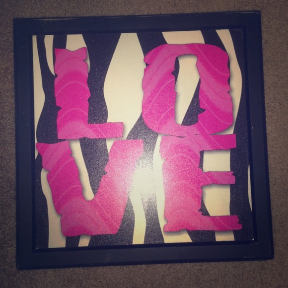 LOVE wooden sign for room decor.