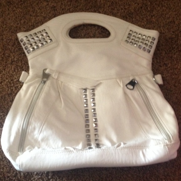 Handbags - studded leather purse